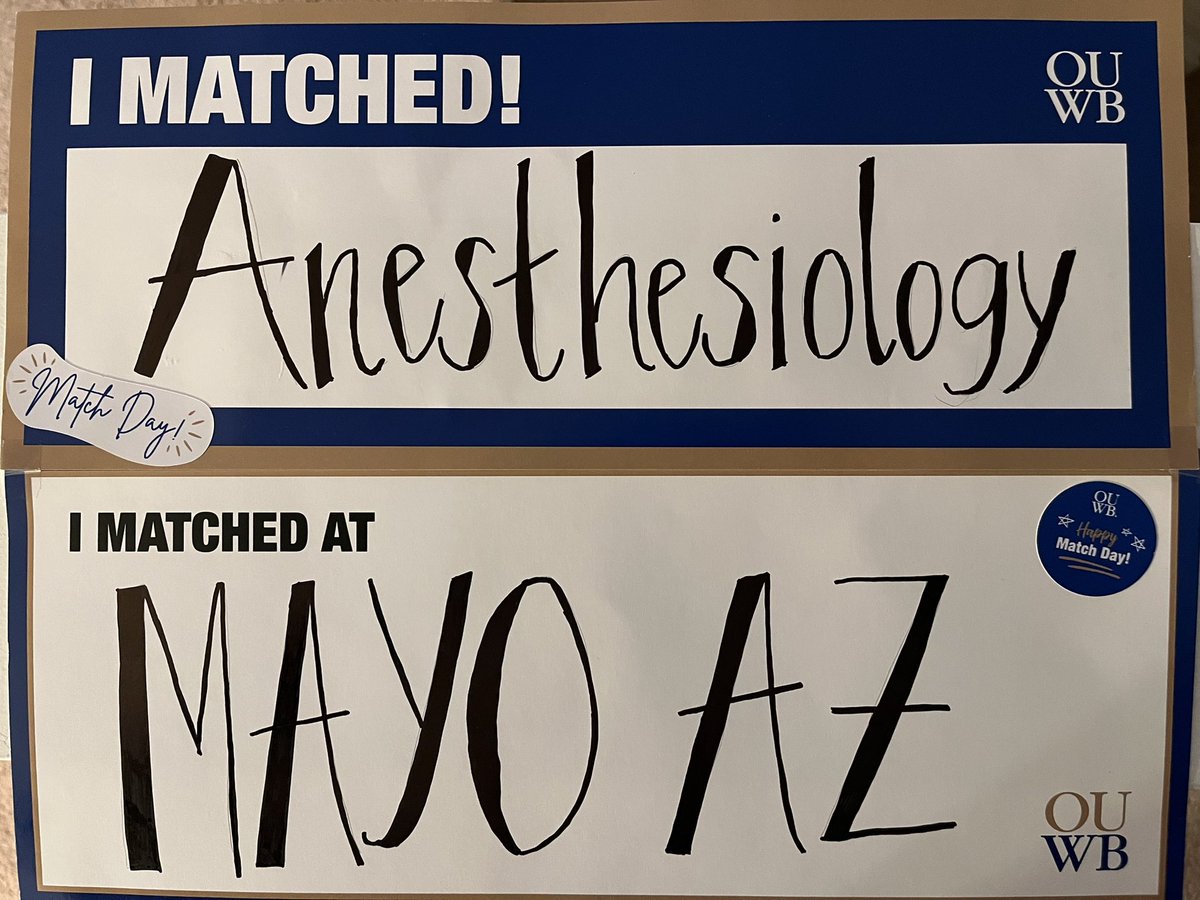 bcaskers's tweet photo. Can’t express how grateful I am to have matched @MayoAnesResAZ!Couldn’t have made it to this point without the support of my friends, family, and most importantly my one and only McKenna Caskey! Here’s to going home and to the next 4 years!! @TheNRMP @Match2022_bot @OUWB https://t.co/EEdvZASNin