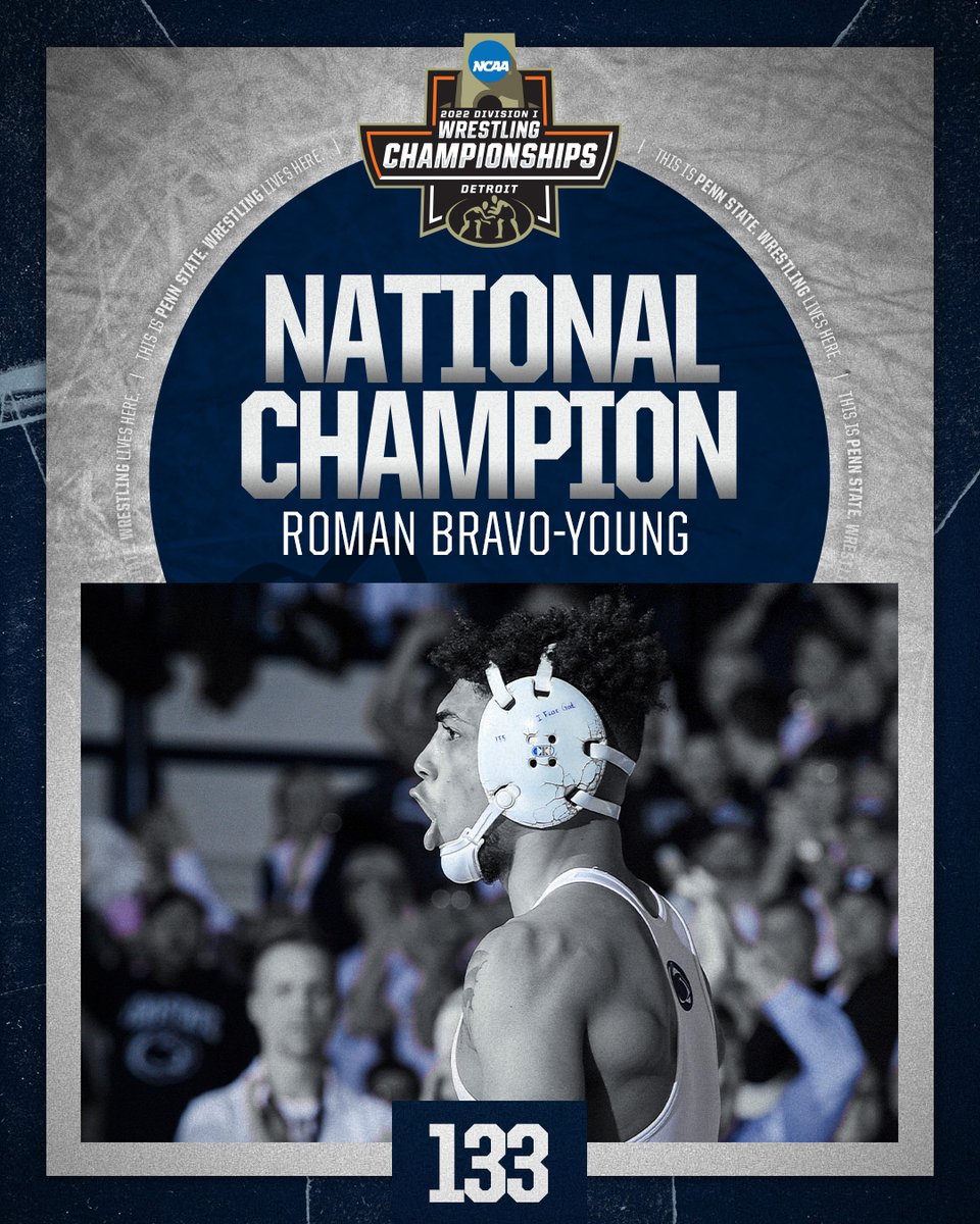 Roman Bravo-Young the 3-2 win over Fix! 
RBY, 2X NCAA Champion!!!  
#PSUwr