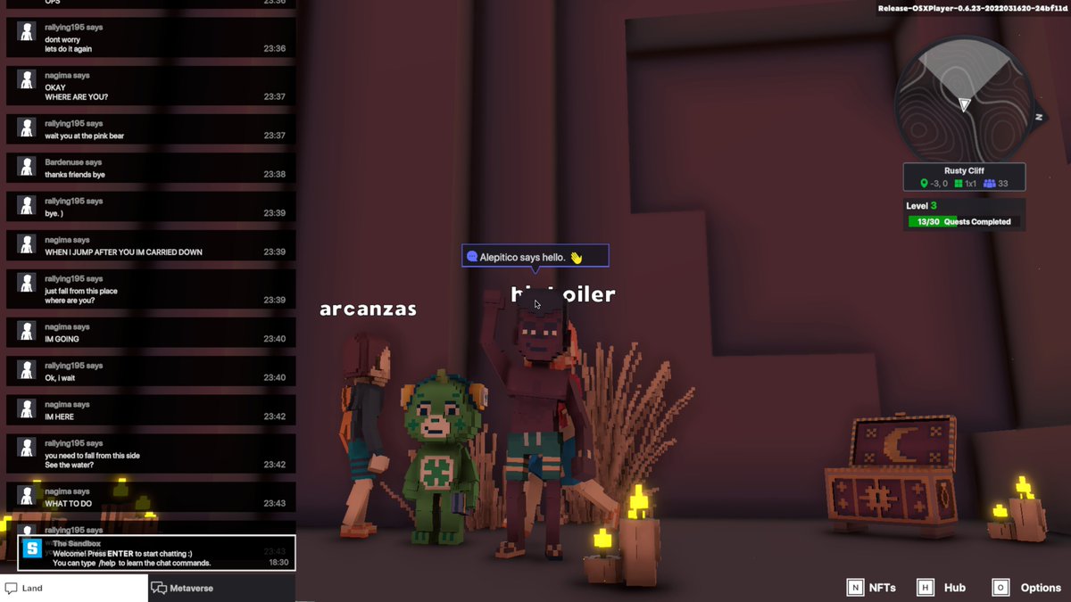 AlePitico96's tweet photo. @TheSandboxGame I just participated in the daily #SandboxAlphaS2Contest for a chance to earn up to 1,000 $SAND! Starting March 18 - Find The Good Luck Bear. Check out my screenshot below!
👇 #SandboxAlphaS2 https://t.co/usuR2cNmQL