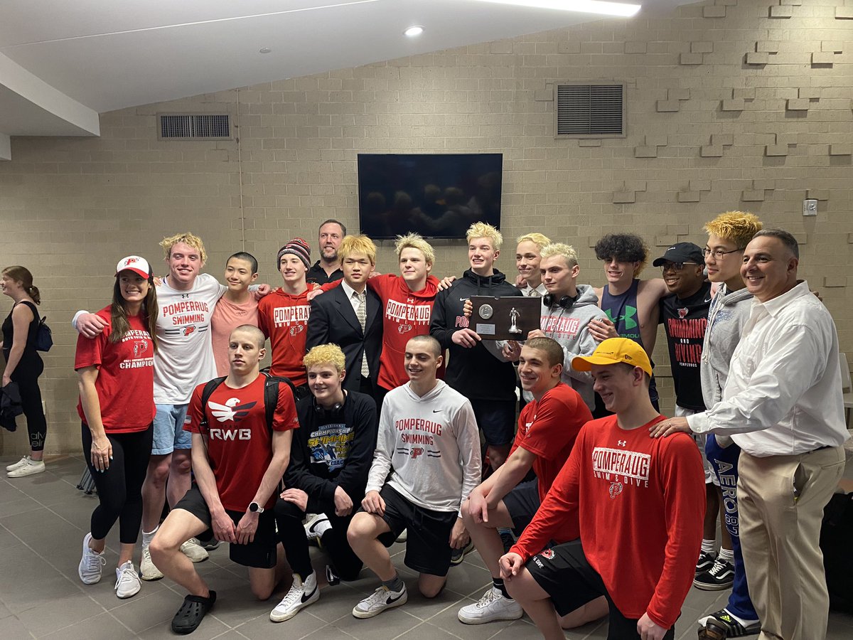 Congratulations Pomperaug Swim and Dive! 2022 State Open Runner Ups! Teamwork is everything. #ctswim #pomppride