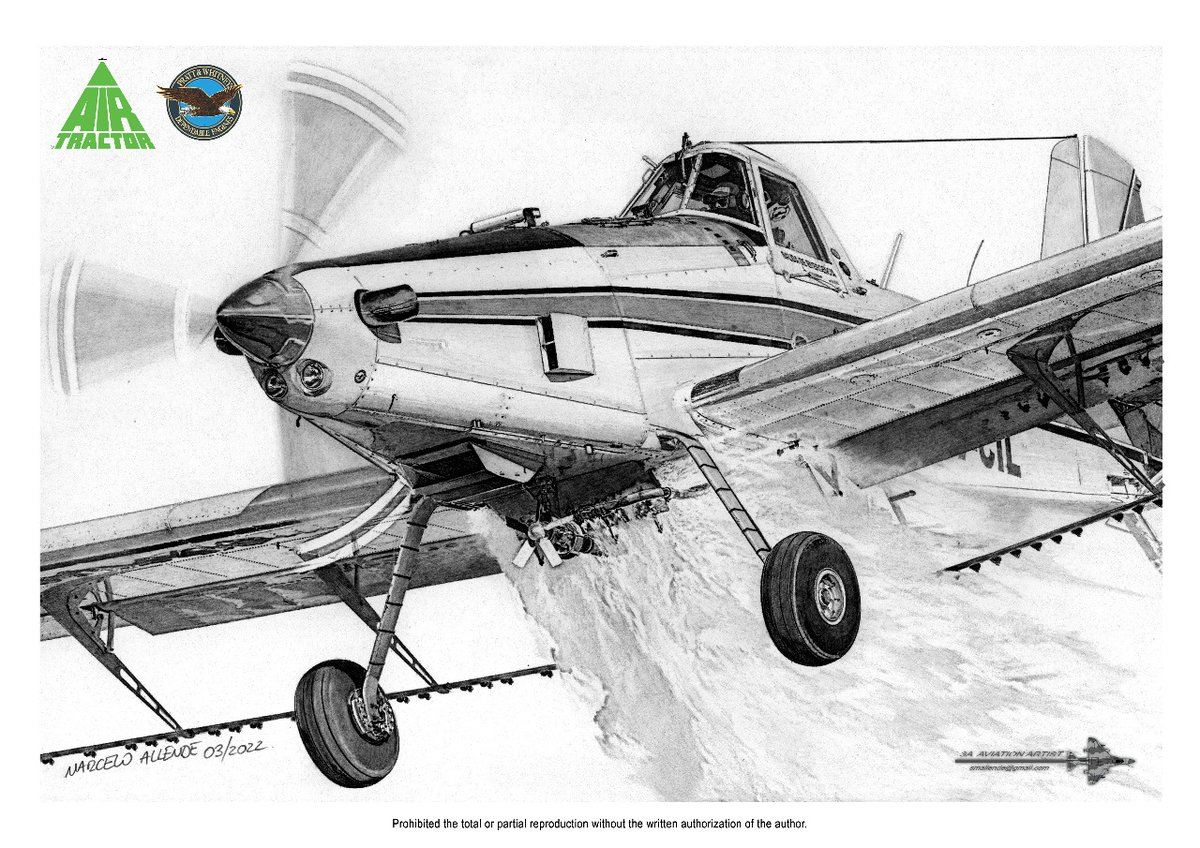 allendesergio's tweet image. Air Tractor AT-502
Grafitos varios de 0.5 mm sobre opalina A4 de 250 gramos.