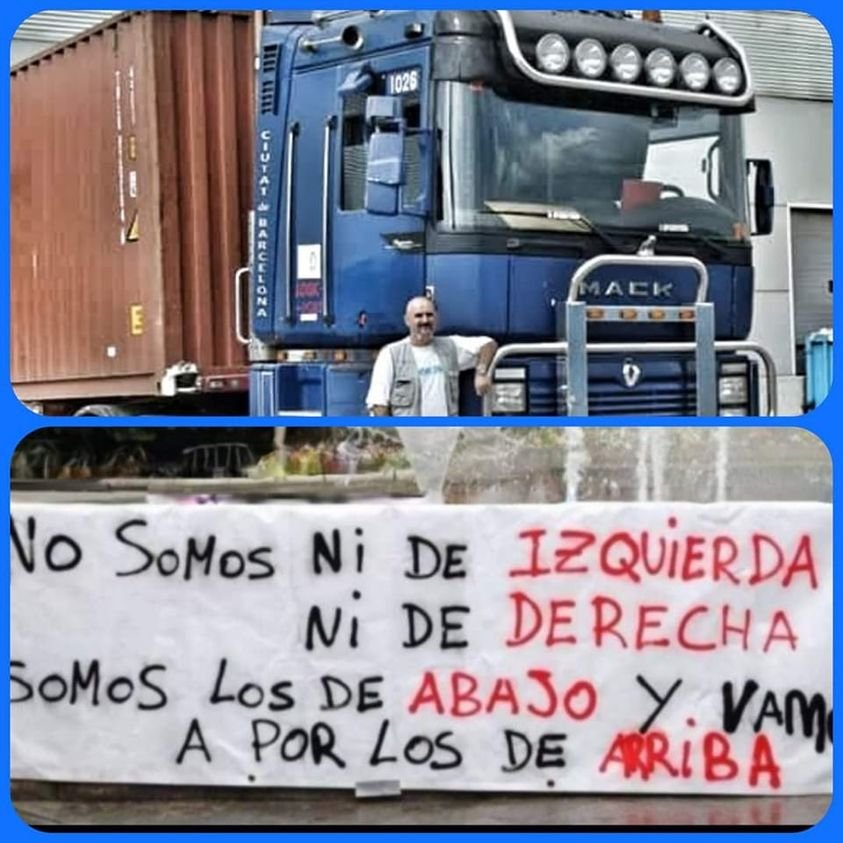 Francis33813272's tweet photo. @lavitae36215516 #PrimeroEspaña 
#HuelgaTransporte 
#QuePaguenEllos19M https://t.co/DFlY7evKfk