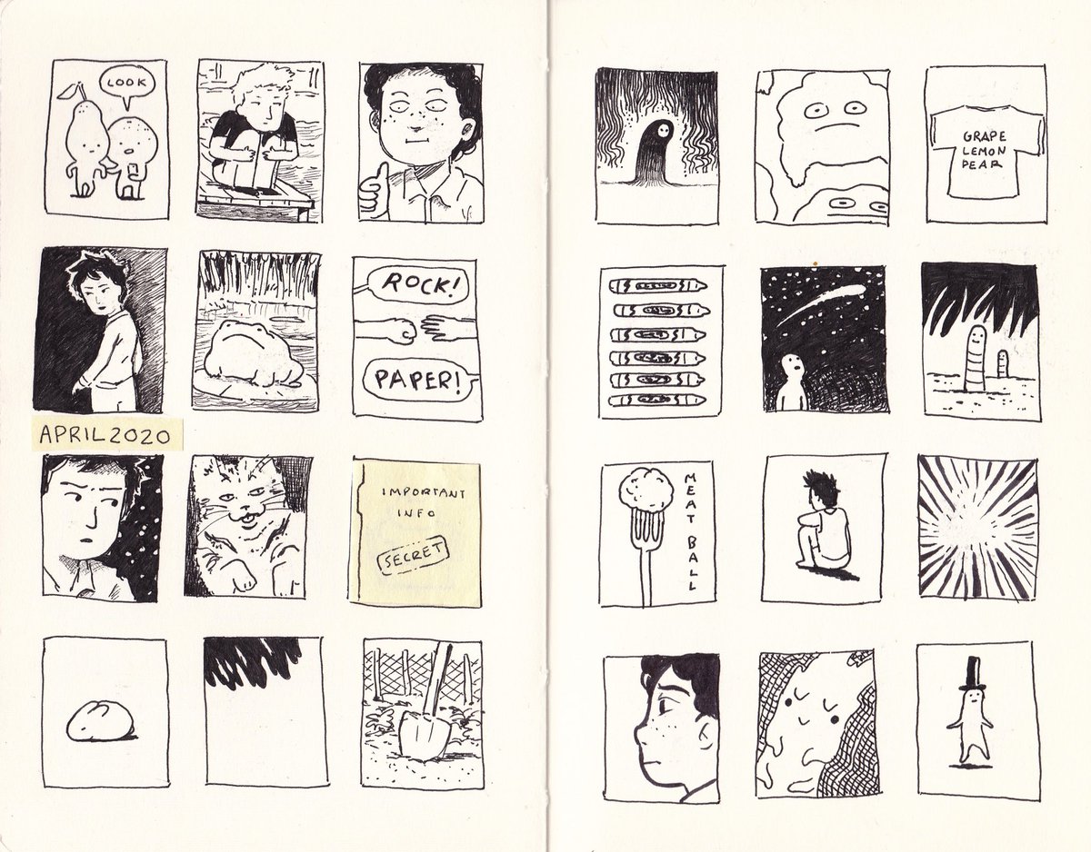 #tinydays march 2020 - april 2020! (inside the secret folder is....a cat drawing) 