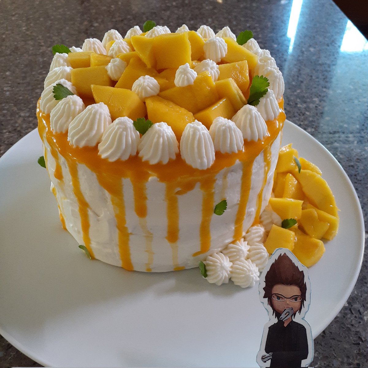 FinalKingdomXV's tweet photo. Mango shortcake. #nofilter #BakingAssistantPocketIgnis 🥭 https://t.co/lPK0M2KH2v