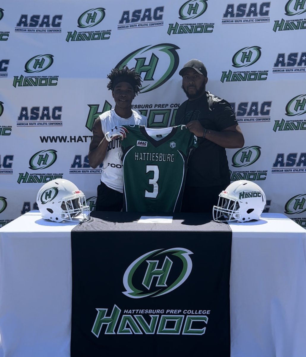 We enjoyed hosting the former Wayne County War Eagle Octavious <a href="/BonnerOctavious/">Octavious Bonner</a> at our workout this morning and cant wait to see the speedy WR on the field in our Hattiesburg Prep College green and black next fall causing HAVOC to opposing DB's!