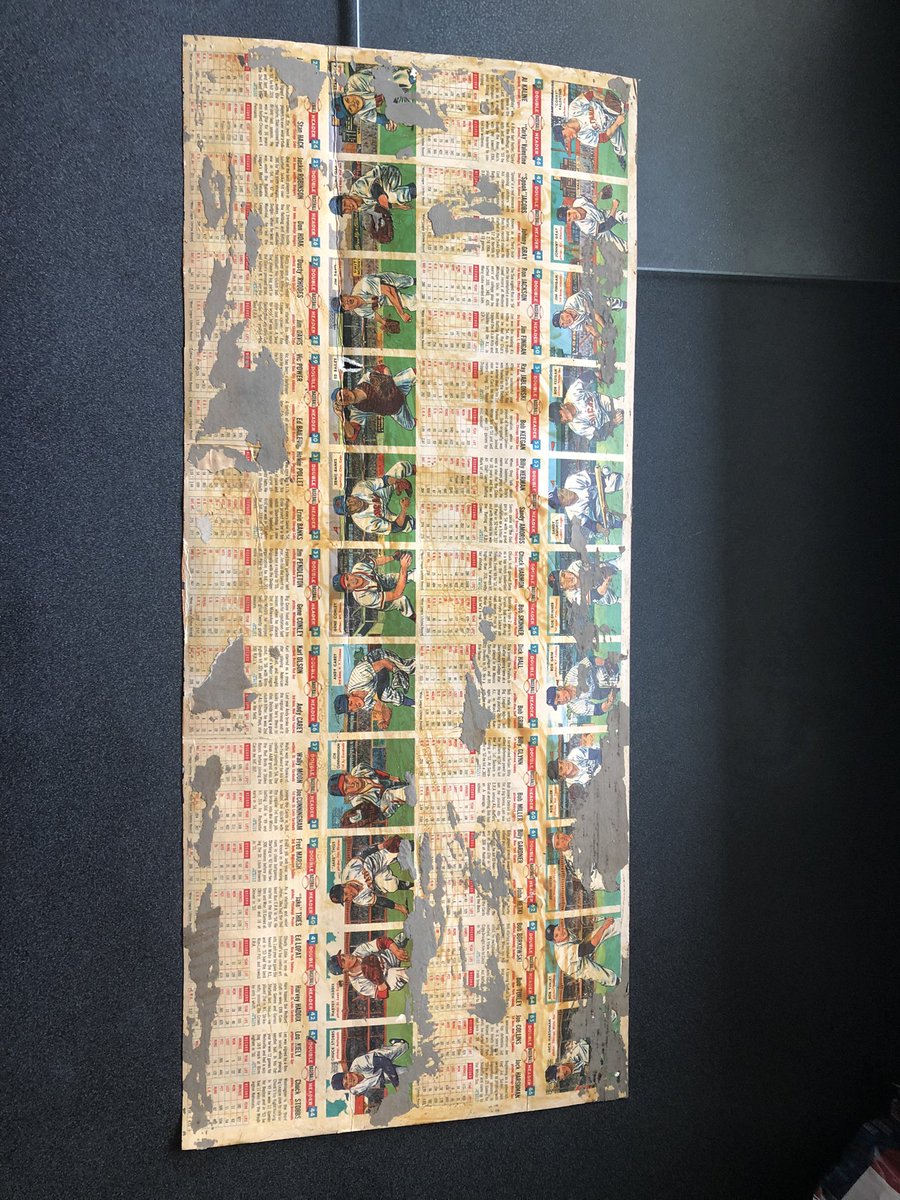Not looking to sell, but am curious to obtain estimates for a “well loved” 1955 topps doubleheader partial uncut sheet. Kaline, J. Robinson, and Banks highlight players. I’ve had this sheet for years and can’t remember what I paid. Thanks.