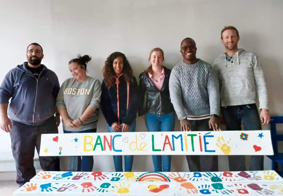 APELpuydedome's tweet photo. ❤️Les parents de l'école Ste Cécile @CebazatOfficiel ont peint un vieux banc pour l’embellir et devenir le banc de l’amitié qui fait partie du projet de lutte contre le #harcèlementscolaire #Apel63 
 @acclermont @lamontagne_fr @Apelnationale  @Departement63 @BenmiloudKarim https://t.co/YlOCheKrBs