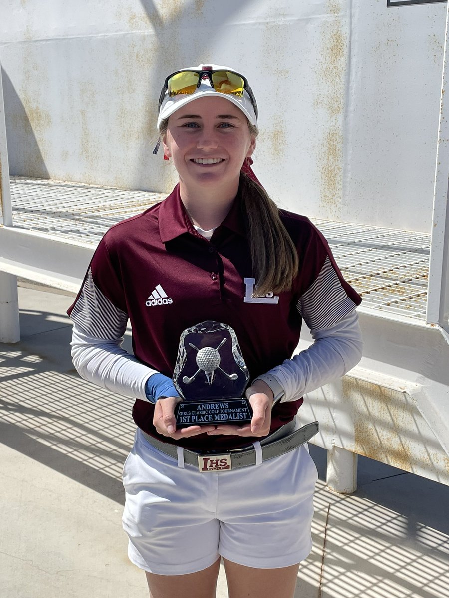 legacyrebelgolf's tweet photo. Congrats to Sarah Reed on winning the medalist championship at the Andrews Invitational!!!!!!  Shot a 142 … 2 under par for two days 👏👏👏👏👏👏👏👏👏👏👏👏👏👏👏👏👏👏 https://t.co/9zZOIa8SuI