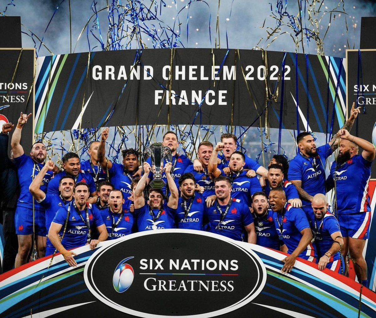 Grand Slam baby 🏆 <a href="/FranceRugby/">France Rugby</a> 🇫🇷