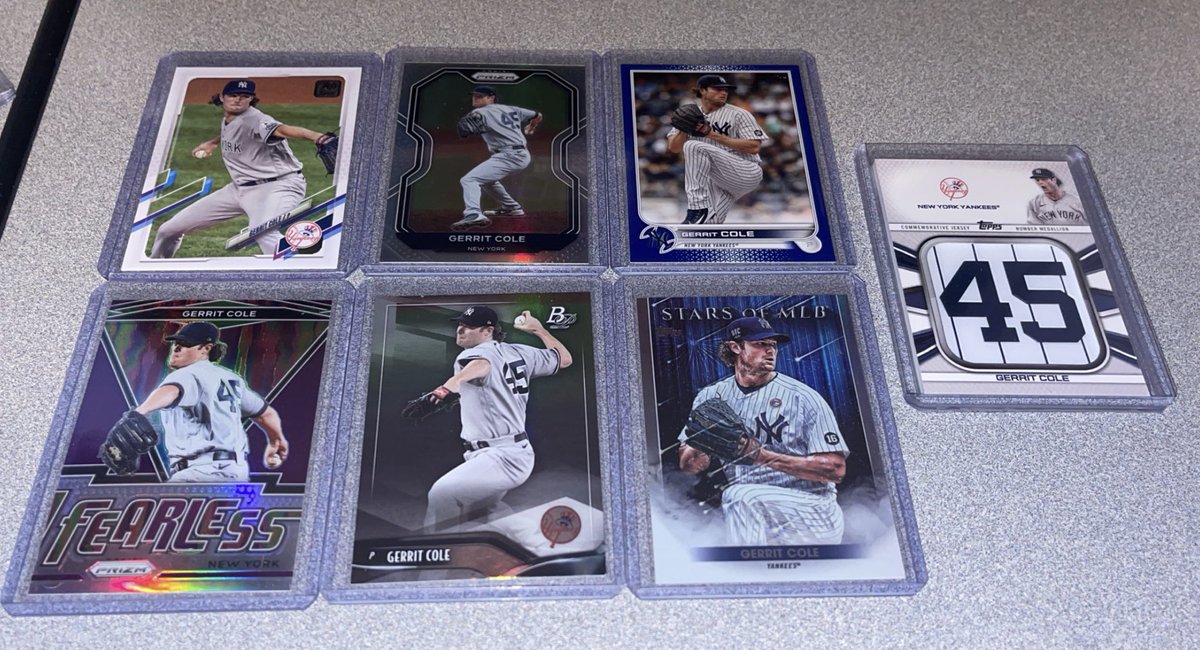 Gerrit Cole Player Lot $20 Shipped 
#Topps #Yankees #NYY #Cole #Hobby https://t.co/KSnQ3A1XHE
