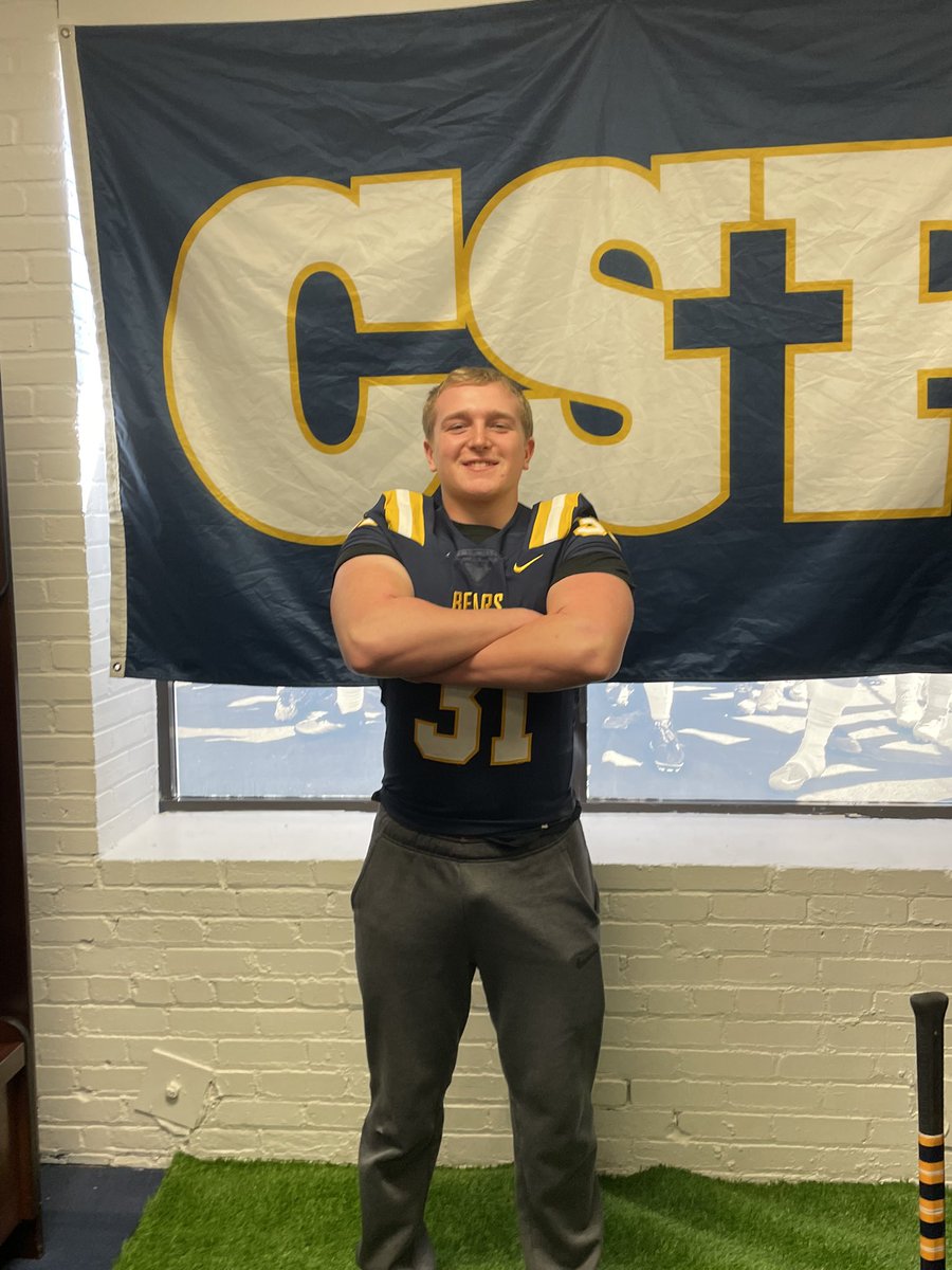 Thanks <a href="/CSPBearsFB/">Concordia St Paul Football</a> , <a href="/_Coach_Stern_/">Craig Stern</a> , and @CoachCurrierCSP for the amazing junior day!!