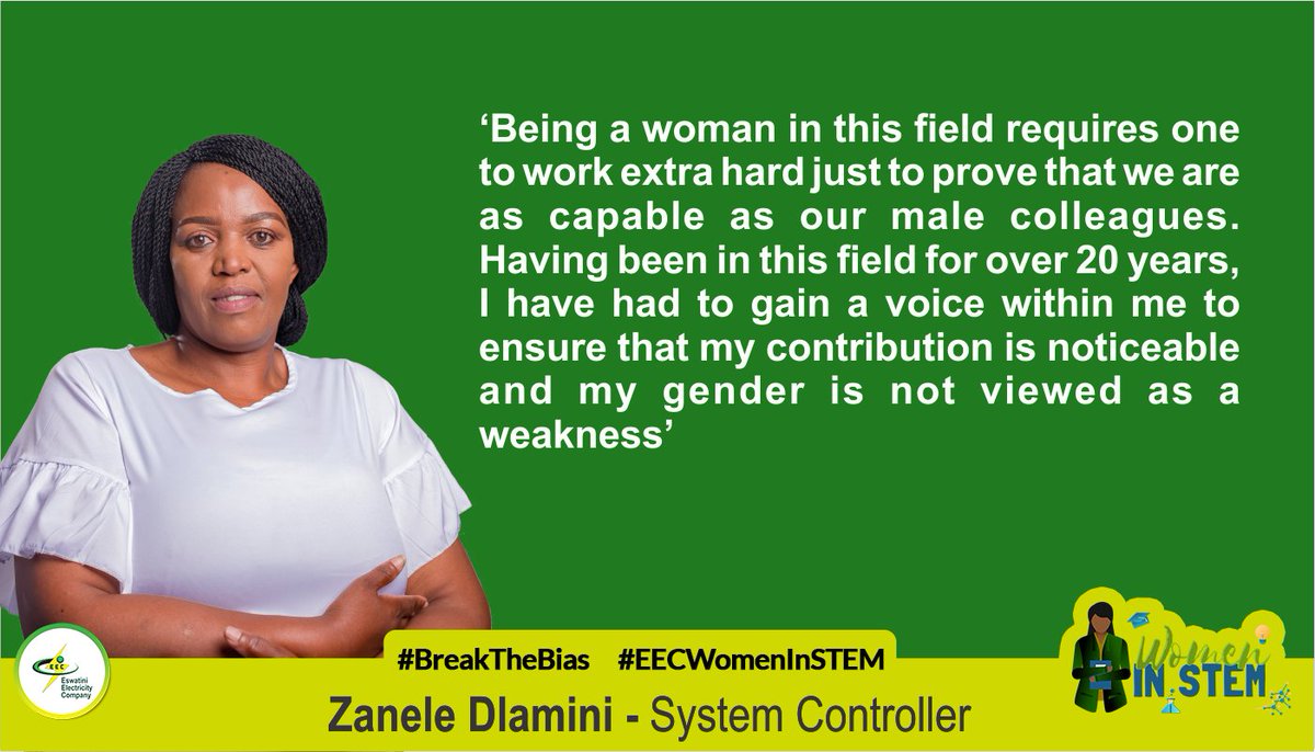 EecEswatini's tweet photo. #EECWomenInSTEM lending their voices to #BreakTheBias in the workplace and our communities beyond International Women's Day. https://t.co/Q4dmlBxPIG