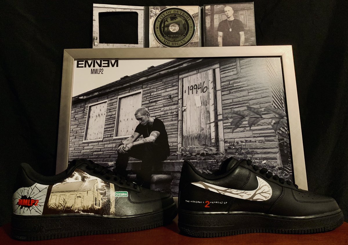 SyrianAlmond⚡️ (@syrianalmond) on Twitter photo “I believe people can change, but only for the worse! I could’ve changed the world if it wasn’t this verse!” Just got my new custom shoes of “The Marshall Mathers LP 2” made by <a href="/customshady1/">Custom shady</a> !! What’s your top 3 songs from this album? 🤔🏠 #EvilTwin “I believe people can change, but only for the worse! I could’ve changed the world if it wasn’t this verse!” Just got my new custom shoes of “The Marshall Mathers LP 2” made by <a href="/customshady1/">Custom shady</a> !! What’s your top 3 songs from this album? 🤔🏠 #EvilTwin
