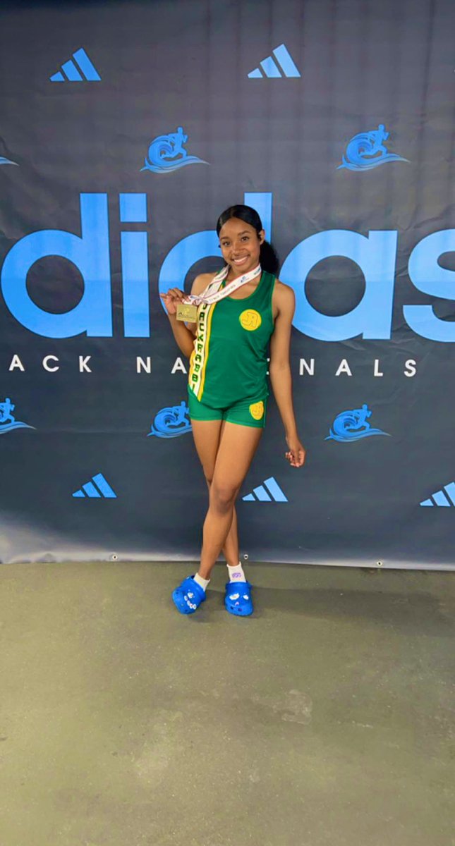 MadisonAiken777's tweet photo. Placed first at @adidasUS Indoor Nationals for Triple Jump with a new pr of 38-7.5!!! @JackrabbitTrack @VexSportsAtl @ChadSimmons_ @NCAATrackField @RecruitGeorgia @MCGirlsTandF @UGATrack @GDPsports https://t.co/YMNmGx35q1