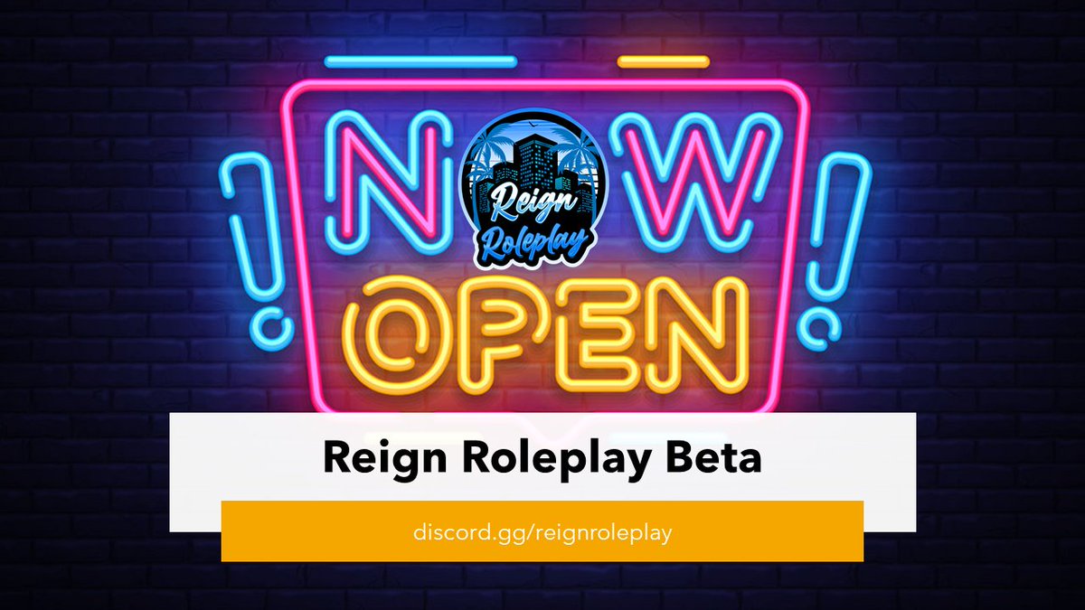 Be one of the first to try out the city! WL jobs, custom heists, amazing community and support! Everyone is welcome! #fivem #gtarp #reignrp