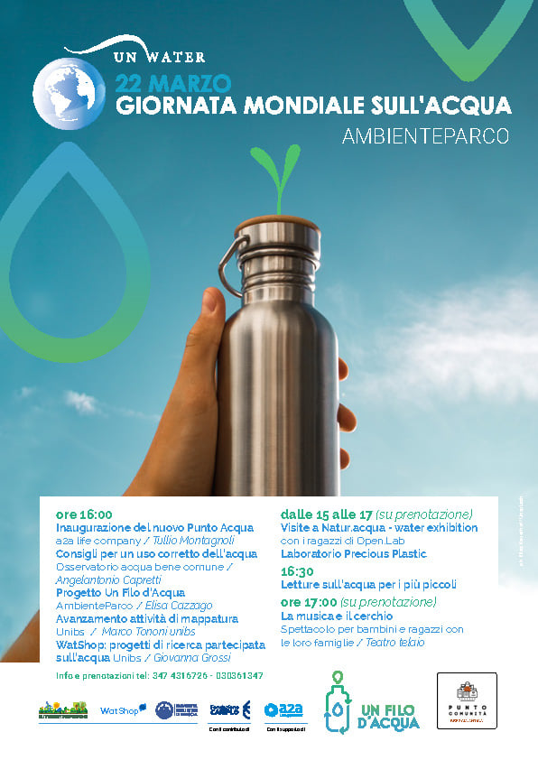 AmbienteParco's tweet photo. #GiornataDellAcqua2022 Attività per grandi e bimbi
- ore 15-17 visita #Natur_acqua e lab #PreciousPlastic ingresso su prenotazione
- ore 16.30 letture per bimbi Biblioteca Largo Torrelunga
- ore 17 spettacolo Teatro Telaio ingresso su prenotazione
Tutte le attività sono gratuite! https://t.co/YQwAtBOkOs