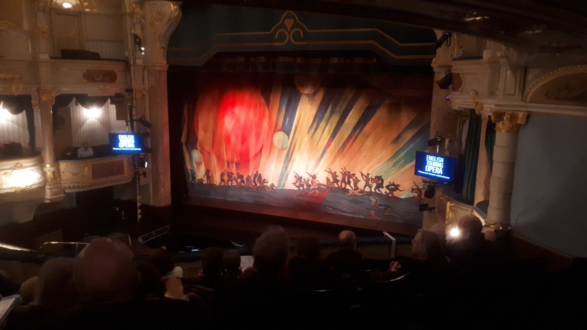 Golden Cockerel at Buxton with <a href="/ETOpera/">English Touring Opera</a> - Aidan Edwards stepping in at short notice as Tsar Dodon and absolutely owning it. Always glad to see a Rimsky opera; what a strange, eerie fever-dream of a piece this one is. Deeply unsettling.
