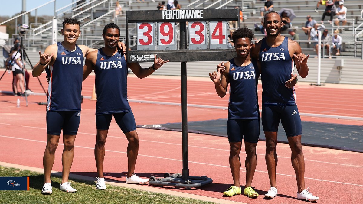 Highlighted by a record-setting performance from the men's 4x100m relay, the Roadrunners won 10 events on Saturday at the UTSA Invitational.

🔗 bit.ly/364VH2J

#BirdsUp 🤙