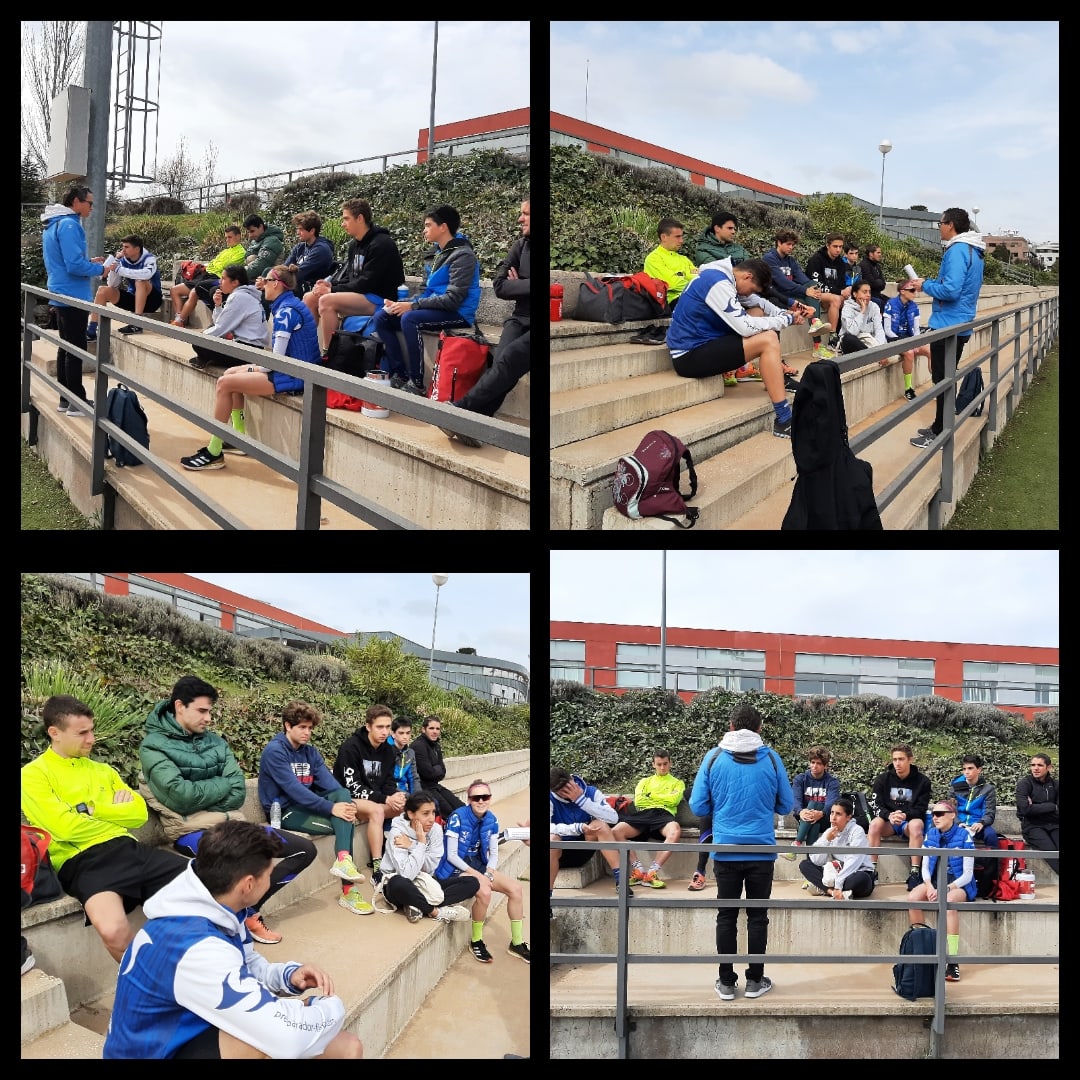 Buen entreno en la Pista <a href="/ue_deportes/">Universidad Europea Deportes</a>  con 6x1000mts y reunión con <a href="/psicologiamtb/">Samuel Arroyo</a>
#TEAMCLAVERÍA