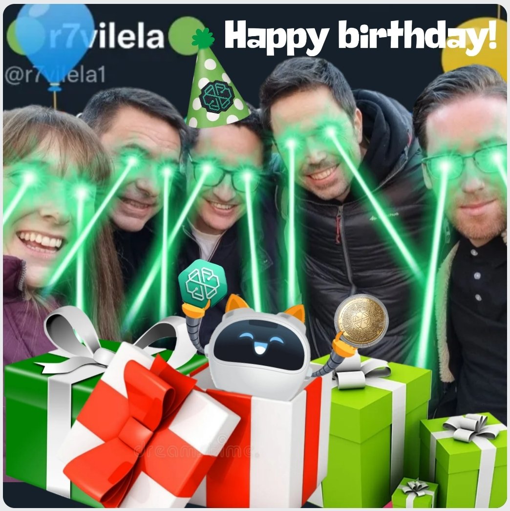 Claire_InCrypto's tweet photo. Happy birthday @r7vilela1!!🎈🎉
#WeAreSwissBorg 🍀💚🎈🎁 https://t.co/ZvSIihA6rJ