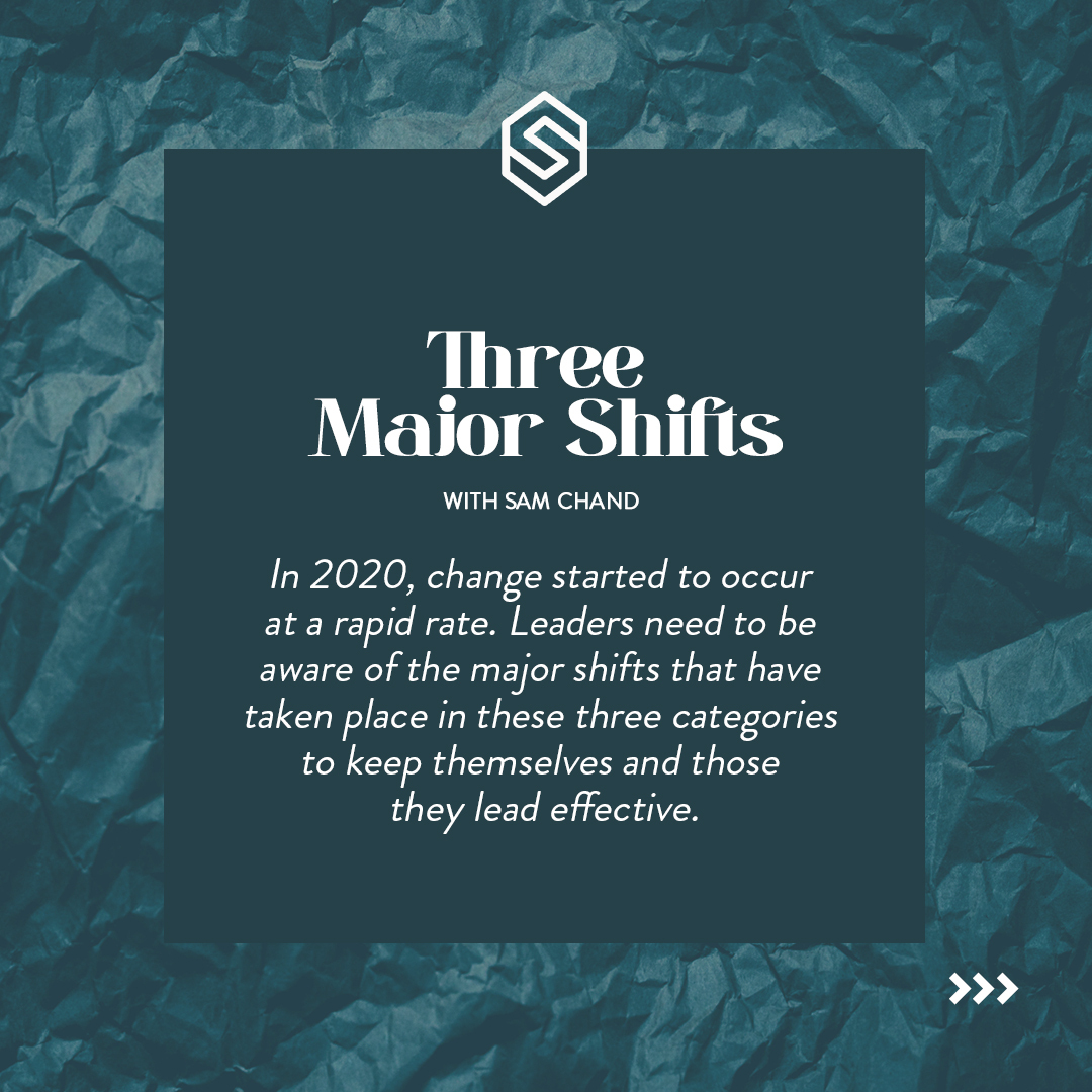 samchand's tweet photo. If we aren’t aware of the major shifts taking place, we and those we lead will be ineffective in all we do. Make sure you’re a student of change and adjust your organization’s trajectory accordingly! #SamChand #leadership #coaching #consulting #change #ChangeHasChanged #shifts https://t.co/POYATNUW8y