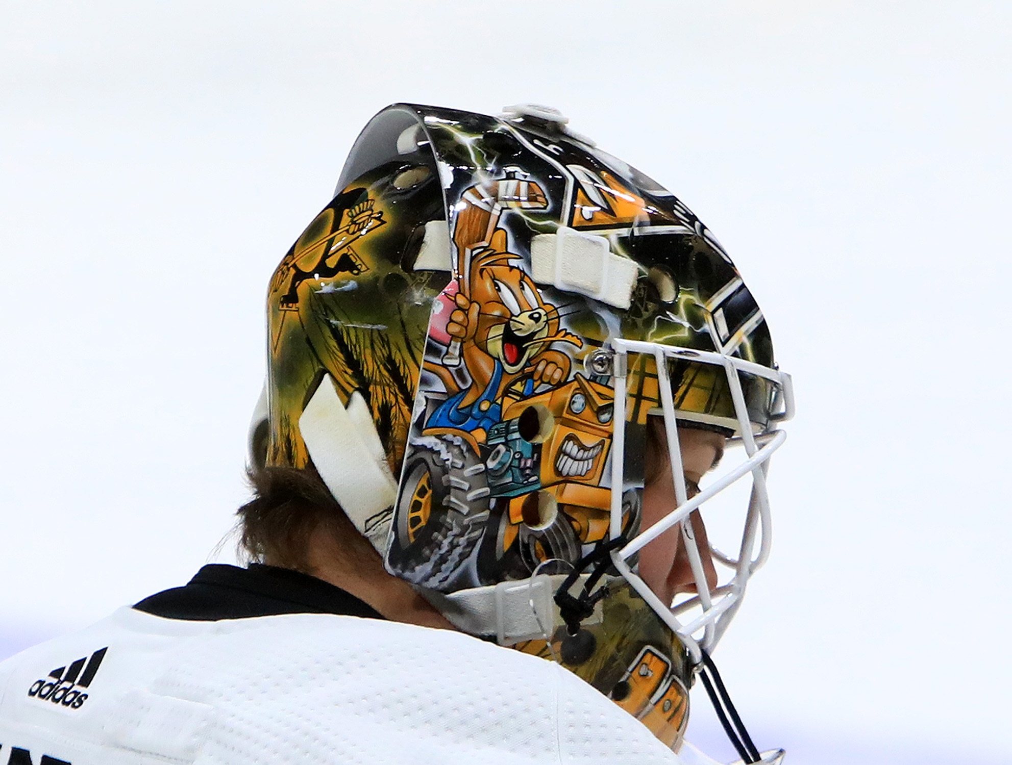 Tristan Jarry's Mask  Pittsburgh Penguins 