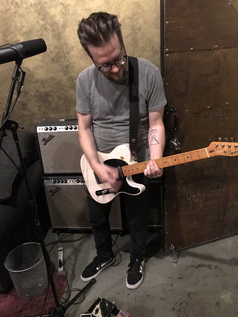 OddRobotBand's tweet photo. Started tracking today with @buzzbombpaul for our third full length record! https://t.co/BpOWyl54Tb