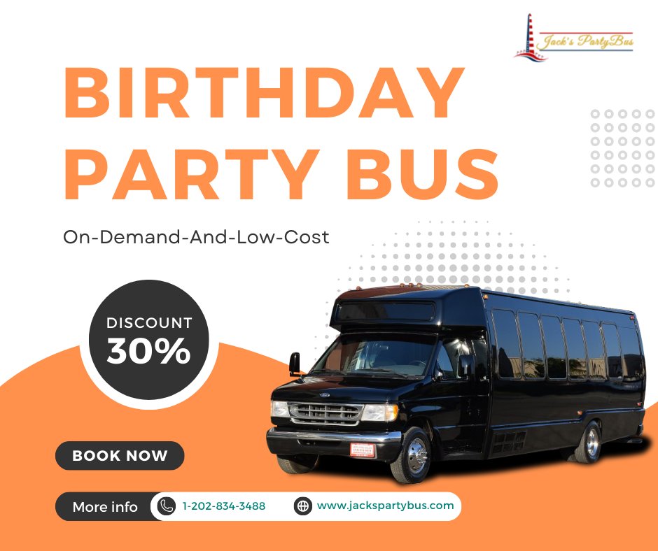 JacksPartyBus1's tweet image. We offer different party fleets for your birthday. If you are looking for a limousine, we will cover you. If you’re looking for something more extensive like a party bus, we can do that too quickly.
jackspartybus.com
#partybusrental #partybus #birthdaypartybus