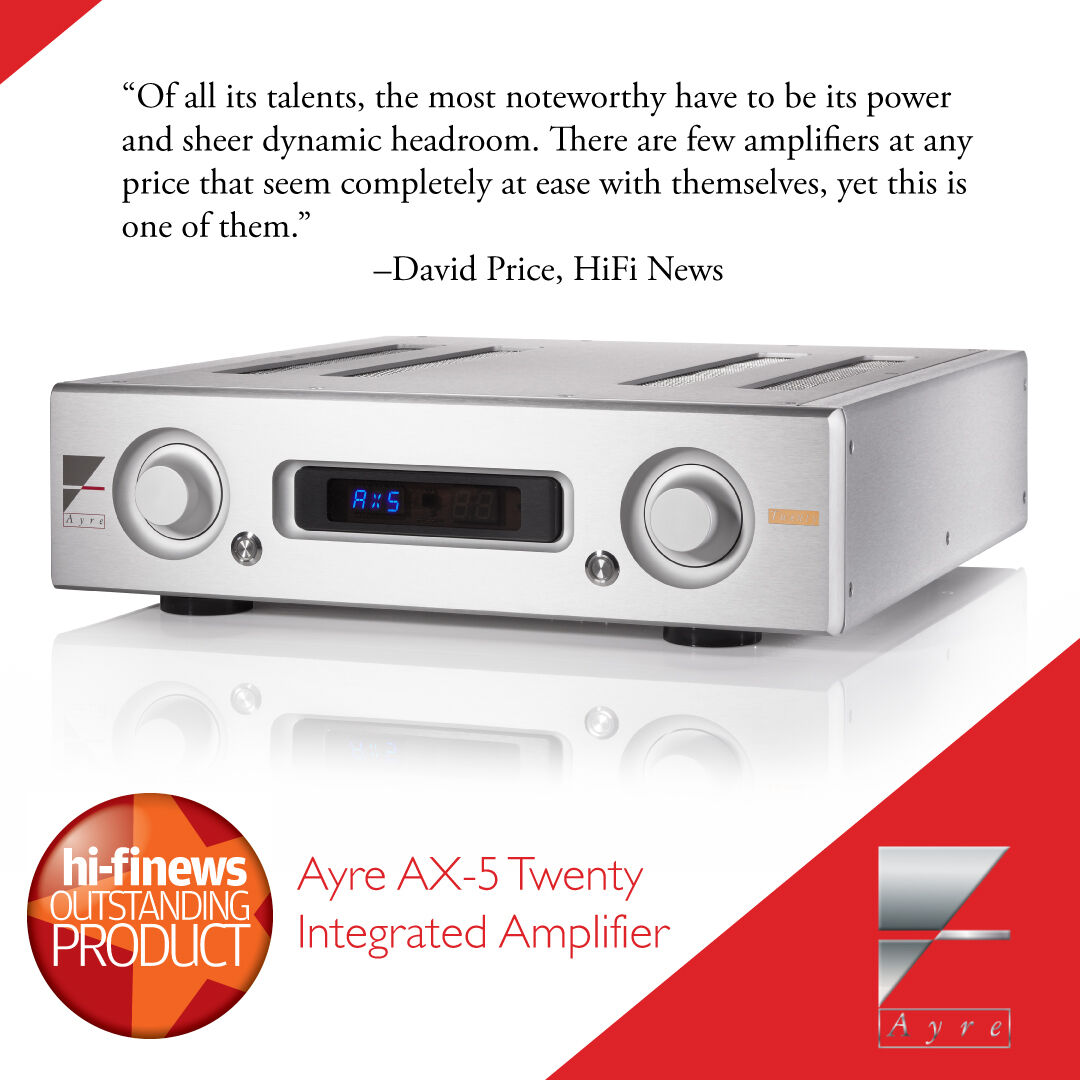 AyreAcoustics's tweet image. The AX-5 Twenty 

#ayre #ayreacoustics #musicstreaming #highendaudio #DSD #audiogear #musicislife #homeaudio #headfi #hifidelity #madeinusa #hifi #hifiaudio