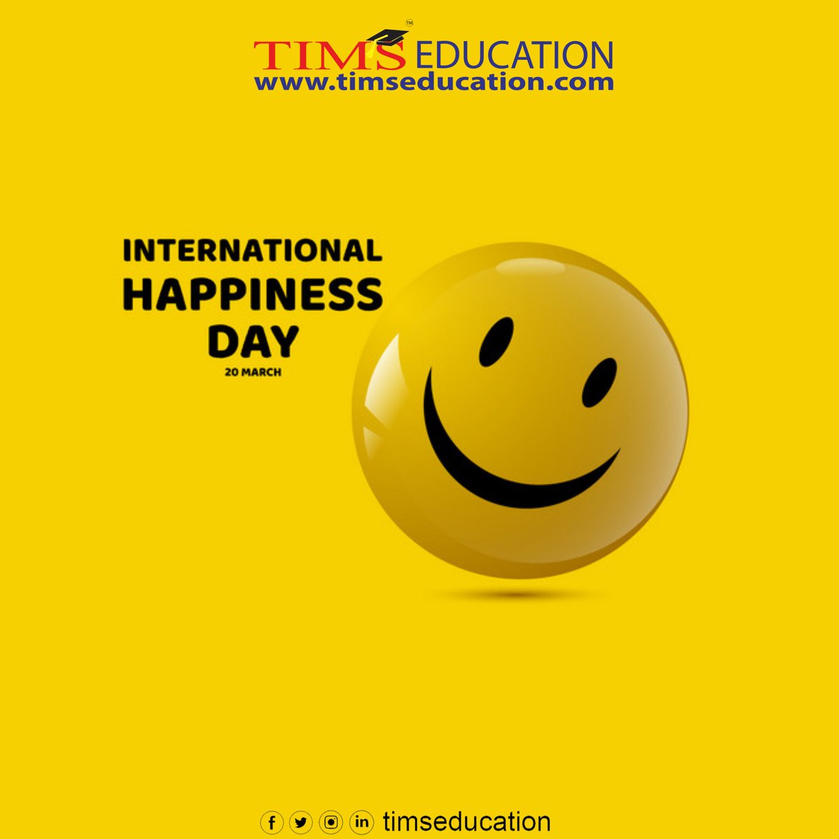 timsedappal's tweet photo. "Being happy doesn't mean that everything is perfect. It means that you've decided to look beyond the imperfections." - Gerard Way

Sunday, 20 March
International Day of #Happiness 2022 https://t.co/179nd7mdxx