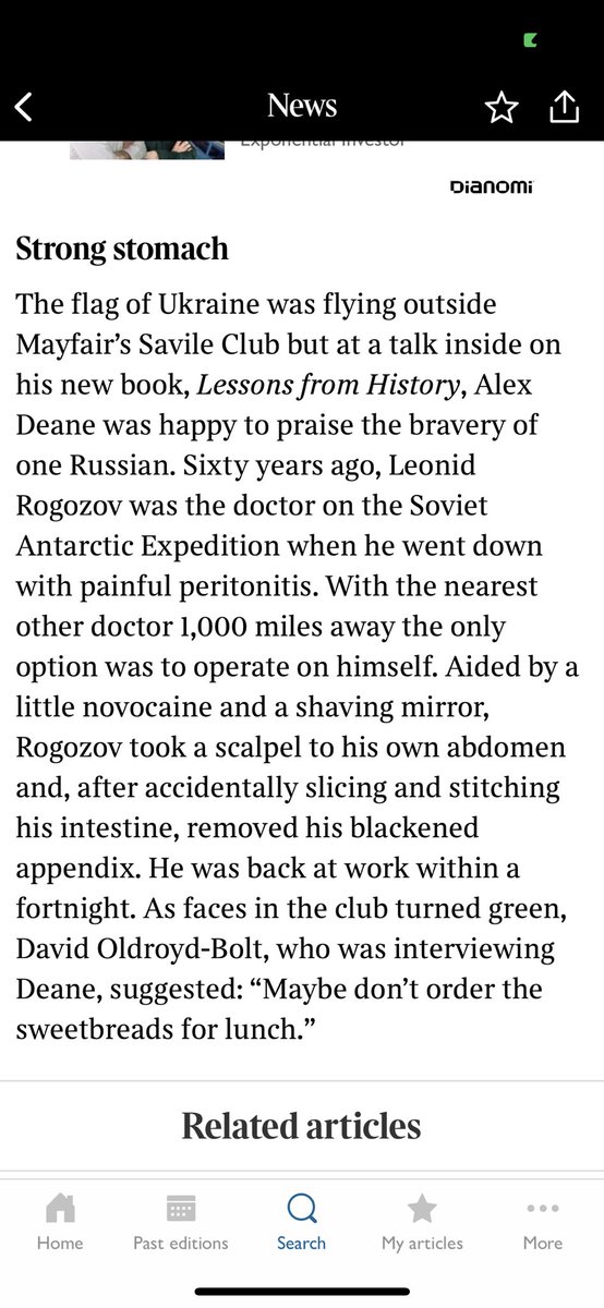 ajcdeane's tweet photo. Thank you very much to @patrick_kidd and @thetimes for this kind nod to “Lessons from History” in today’s edition! https://t.co/2LBGUQ1uaD