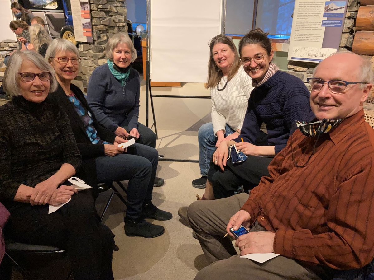 ViSandford's tweet photo. Our #Canmore team The Bee-Dazzlers, won 3rd Place in the annual Jon Whyte Spelling Bee on March 15th in #Banff. It's been running since 1991 at the Whyte Museum of the Canadian Rockies.  Top 3 teams won some cool prizes donated by #Banff non-profits and the business community. https://t.co/AP16Ks4znu