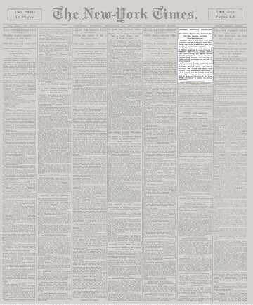 aimonyan's tweet photo. This was a New York Times article of September 10, 1895, which referred to the #Hamidian massacres of Armenians and was entitled "Another Armenian Holocaust."
#Armenia #Holocaust #NewYorkTimes https://t.co/5hl621uk9c