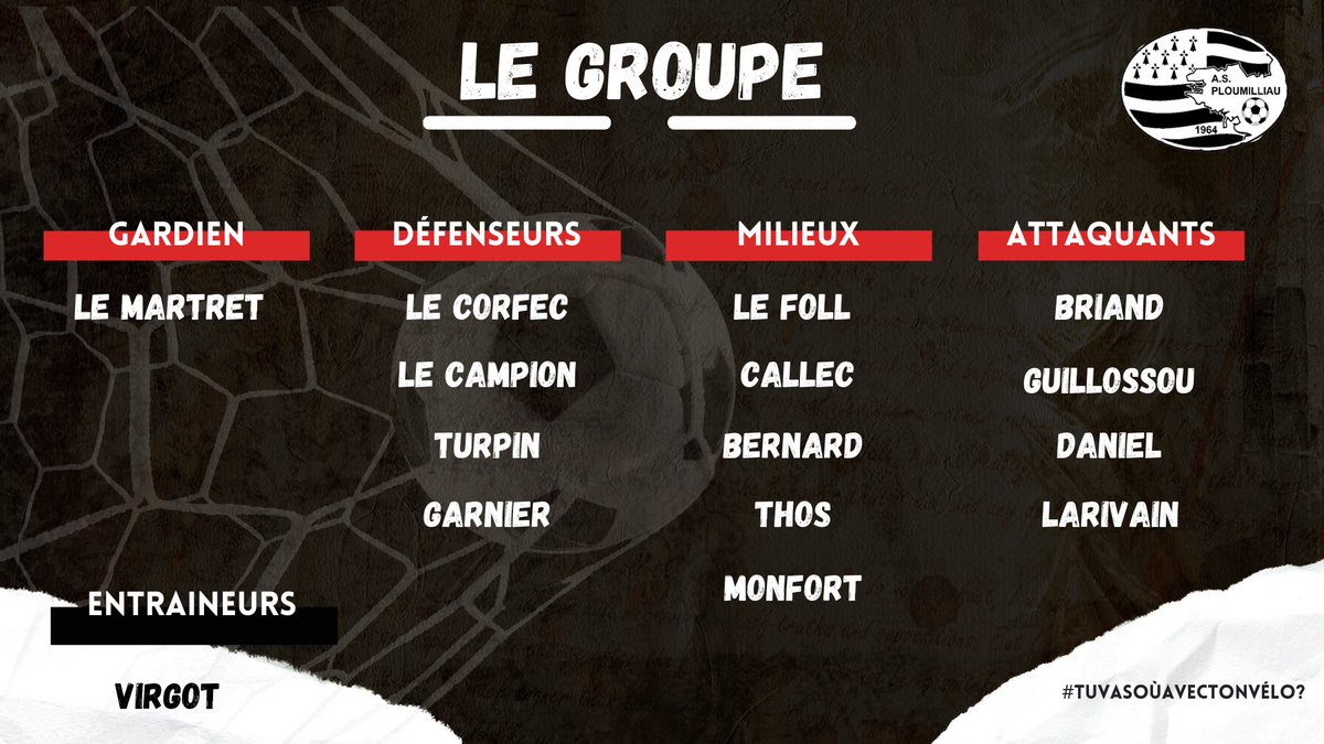 [Championnat D1] ⚽️

Match important à l’extérieur demain  🔴⚪️ 

⌚️15h30
🆚 AS Guingamp Mayotte  
📍Guingamp 

#Tuvasoùavectonvélo