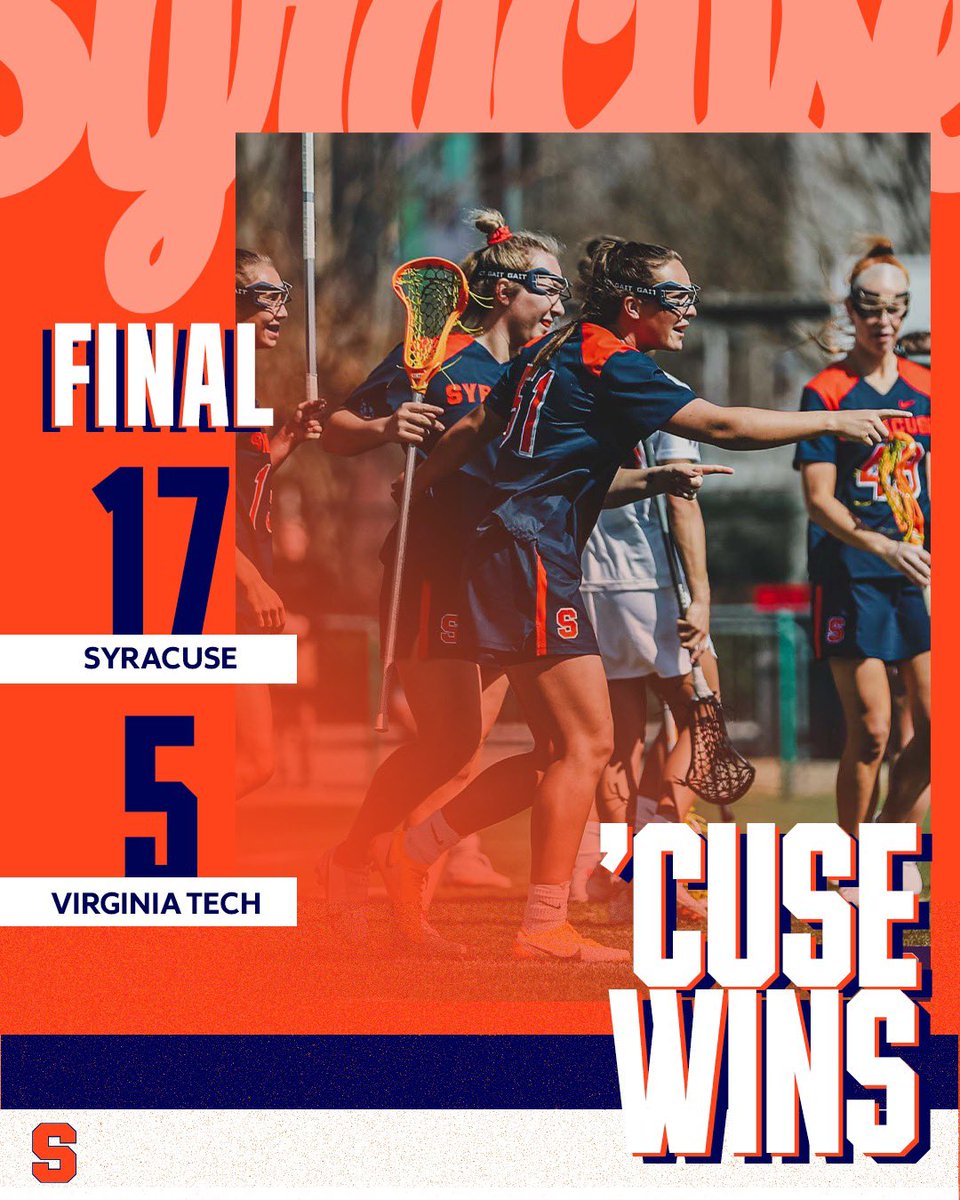 CuseWLAX's tweet photo. The Orange improve to 4-0 in ACC play! https://t.co/0K6Q4w7awq