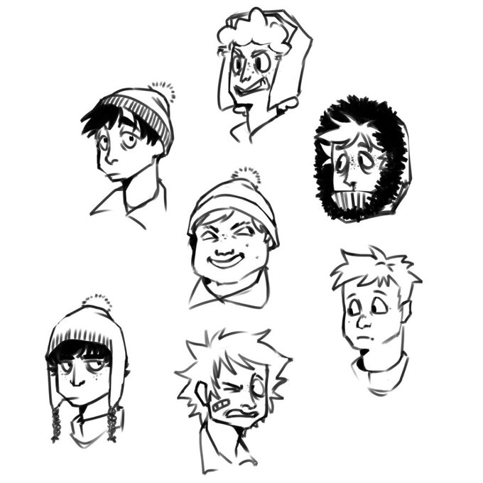 south park kids or how i like to call them in spanish "los carajitos de south park" 