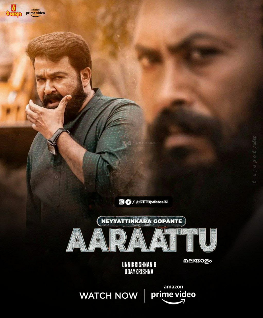 Aaraattu (2022) Malayalam Movie 480p AMZN HDRip ESubs 400MB Download