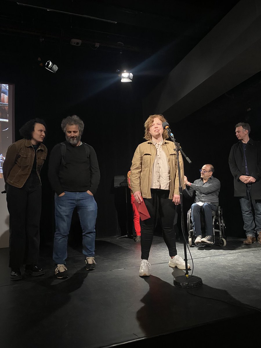 Cinemadureel's tweet photo. [PALMARÈS]

[GRAND PRIX CINÉMA DU RÉEL / CINÉMA DU RÉEL GRAND PRIZE]

DRY GROUND BURNING de / by Adirley Queirós Andrade &amp; @joanapimentaa

#cinemadureel #procirep https://t.co/RhXlNBwFt1