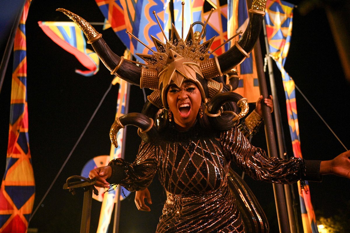 CTCarnival's tweet photo. What a day it's been! We've celebrated, we've walked all over the city, we've imagined, seen the magic and now we're about to watch the final shows of the day. Thank you for joining us and being a part of the Cape Town Carnival. 

#CTcarnival2022 #Reunited #Sihlangene #Stiekuit https://t.co/JVxKOK6WWa