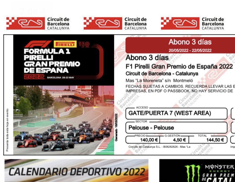 Sergiodz90's tweet photo. Y 4 años después…VOLVEMOS!!! #F12022 #Montmelo #LaF1 #MagicAlonso #Carlos55 #ElPlan https://t.co/X38TaXFBVu
