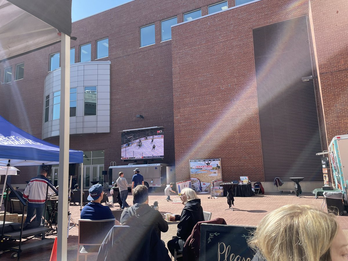 SchenckChad's tweet photo. Watching @mnwild outside @XcelEnergyCtr drinking beer!  Go Wild! https://t.co/dyULbN1VSa