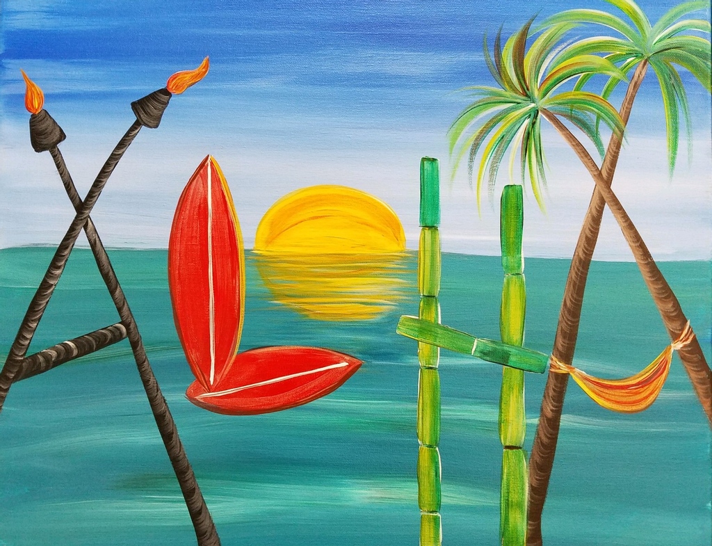 islandartparty's tweet photo. Tomorrow at 2pm, Ages 8 and up can join us to paint 'Aloha'~ This will be a Family Class adults and Keiki will enjoy!
#islandartparty #forthefunofit #wearealoha #familyclass #AzekaMaui #HawaiiThrive #PaintandSip https://t.co/Og9XkVp5Gj