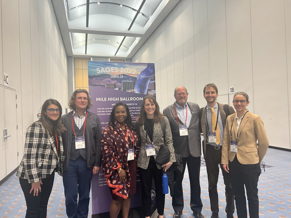 Privileged to share the stage with this amazing group discussing my favorite topic #PNET #NET 🦓 at SAGES2022! Fantastic programming by @GeorgiaHernia @drsuswarner @nicpecorelli with Mike Soulen, @AGangiMD @OncoThor @Erin_GilbertMD