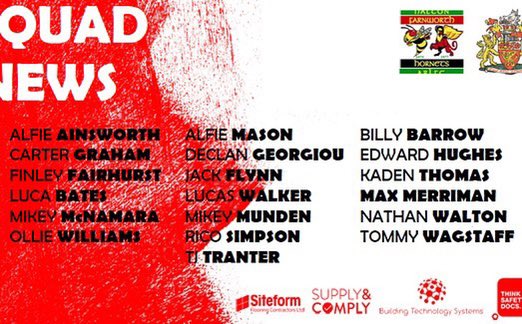 follyfourteens's tweet photo. Squad news for tomorrows game https://t.co/fXb45a4Jat