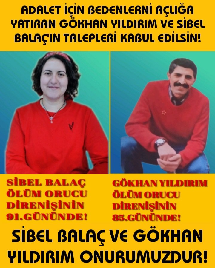 SuzanY32752315's tweet photo. "Yaramın üzerinde yürümeyi
Öğretti bana celladın bıçağı.
Yürümeyi, hem de yorulmadan
Yürümeyi...Direnmeyi öğretti Direnmeyi."
#ÖlümOrucunaSesVer https://t.co/cV9LJU21lO
