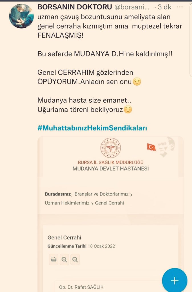 Sağlık bakanı eliyle aman Doktor ve sağlıkçılar şiddete maruz kalmasın diye gece gündüz paylaşımlar yapıp,
neredeyse onları milletvekili dokunulmazlığı ile kutsallaştırıp😤
Askerlere hakarette sınır tanınmıyorsa burda suçlu kim❓
#AliUzmanYalnızDegil
#VatanBizeEmanetCanimizKime