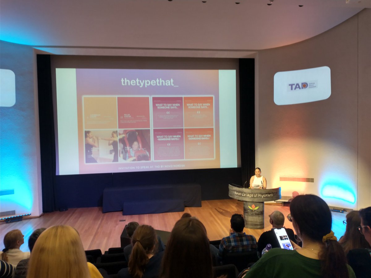 MichelleLawT1D's tweet photo. The talks at #TAD2022 #TAD5 today were brilliant. For those unable to attend, edited talks will be going up on the website. #GBDoc #TADtalks2022 https://t.co/cZd2s4NE2u