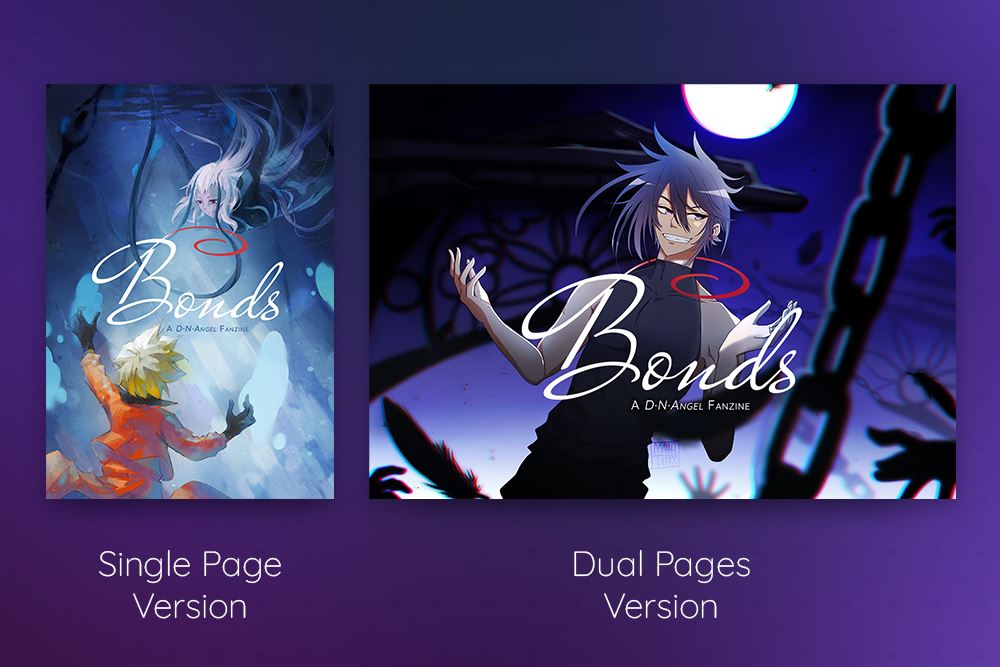 ⋄ COVER REVEAL ⋄
We're excited to present the covers for the two versions of the Bonds zine, featuring Fugitivehues and Maathy's pieces!
2 more hours before the release! Are you ready?