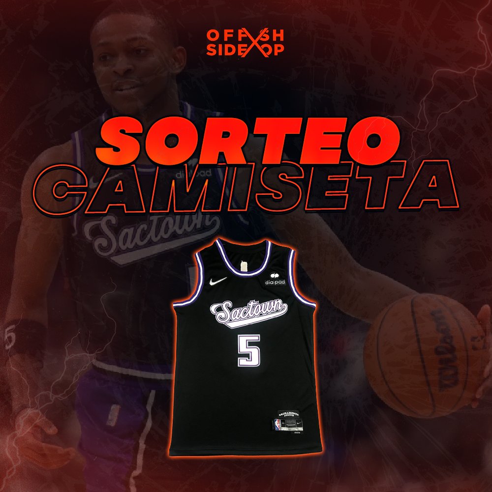 Kings_Spain's tweet photo. Gracias a mis amigos de @offsidexshop sorteamos la City Edition 21-22 de De'Aaron Fox. 
Solo tienes que seguir a @offsidexshop y darle RT a este tweet. 
Sorteo internacional ya que en https://t.co/HNVo8Pq54W hacen envíos a todo el mundo... ¡¡suerte!! https://t.co/SVbWLnfiev