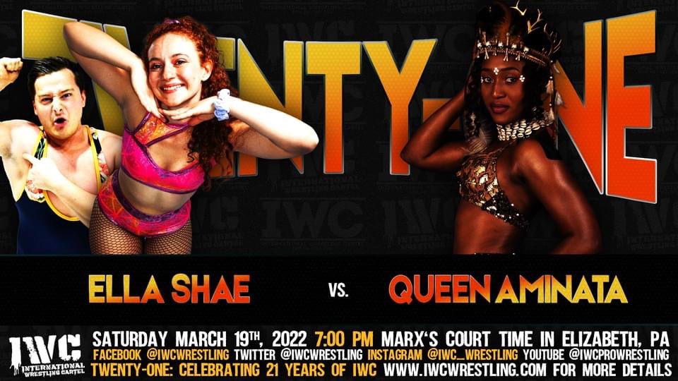 the_ella_shae's tweet photo. Tonight watch as I dethrone another queen off her high horse. @IWCwrestling @amisylle @FiteTV 
#ellashaequeenslayer https://t.co/jJv6B1jpTY